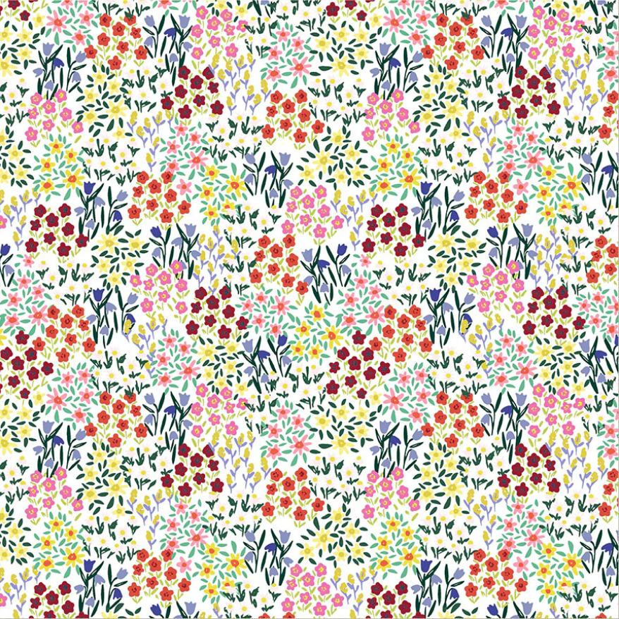 Rainbow Vale Garden Patch Cloud from Windham Fabrics