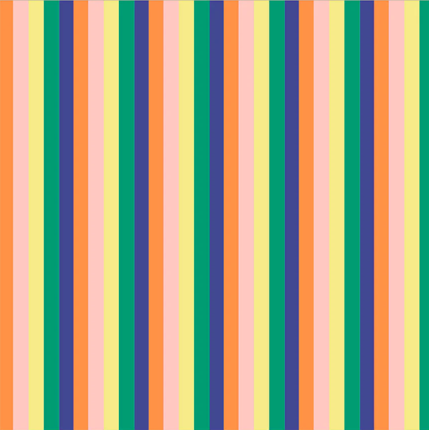 Rainbow Vale Rainbow Stripe Multi from Windham Fabrics
