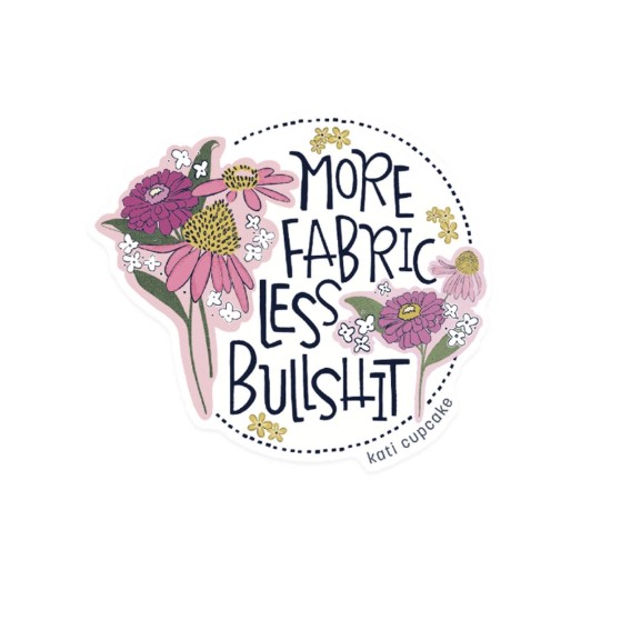 More Fabric Vinyl Sticker from Kati Cupcake