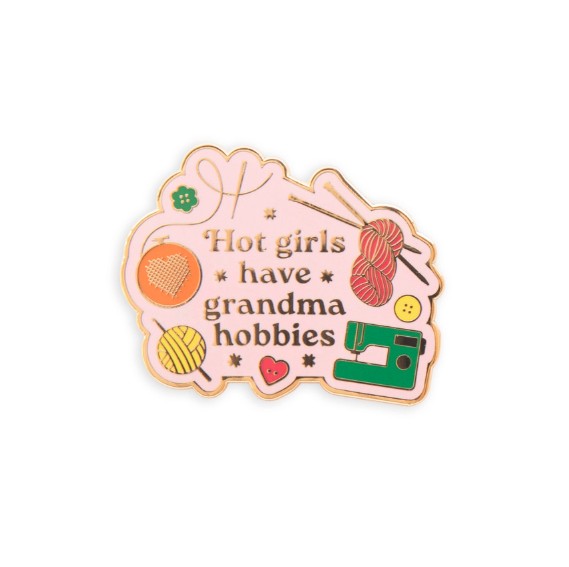 Hot Girls Have Grandma Hobbies Magnetic Needle Minder from Sarah Hearts