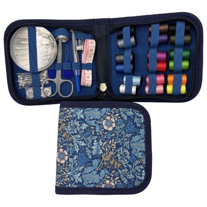 Premium Sewing Kit Floral Woodblock
