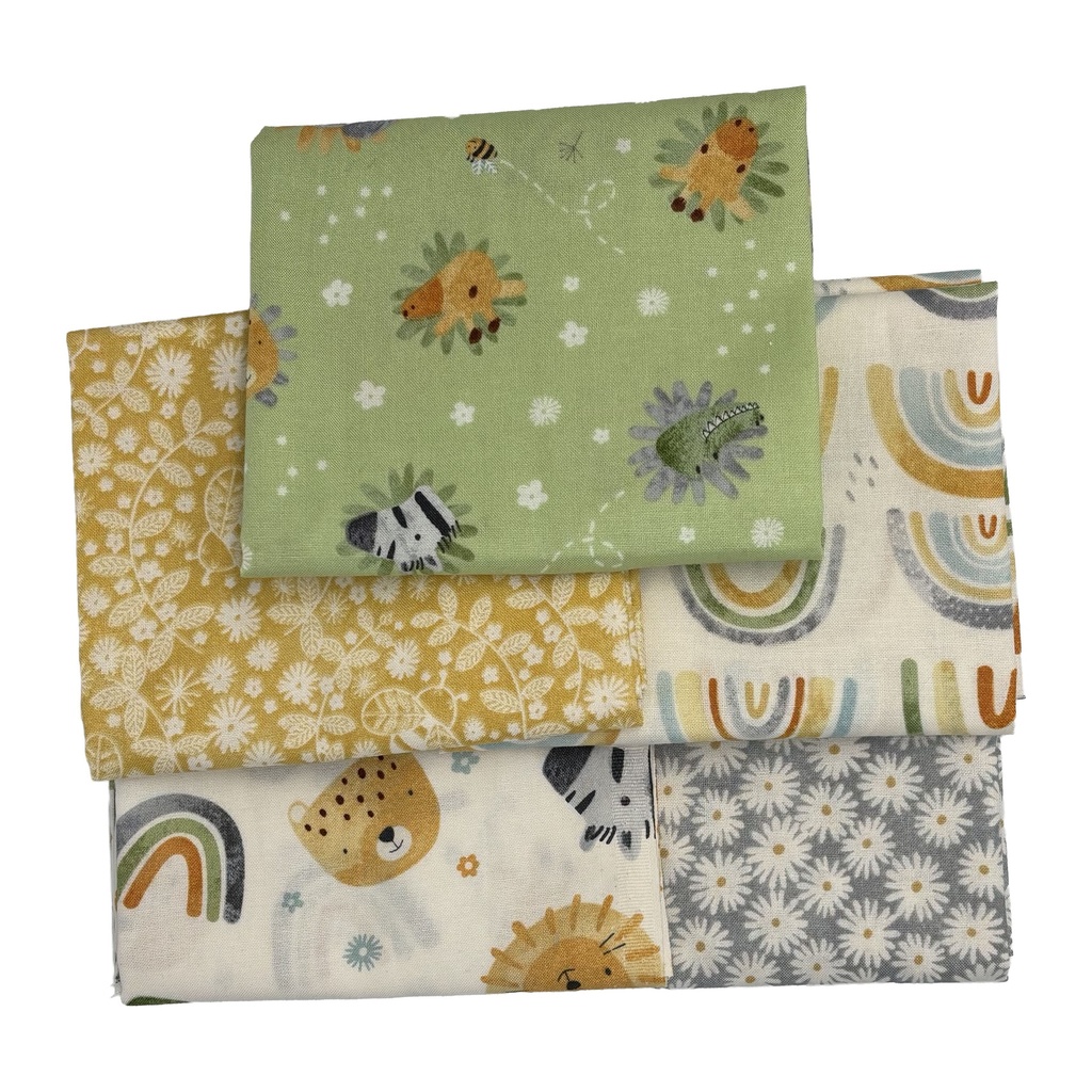 Sunny Safari Fat Quarter Bundle from Northcott