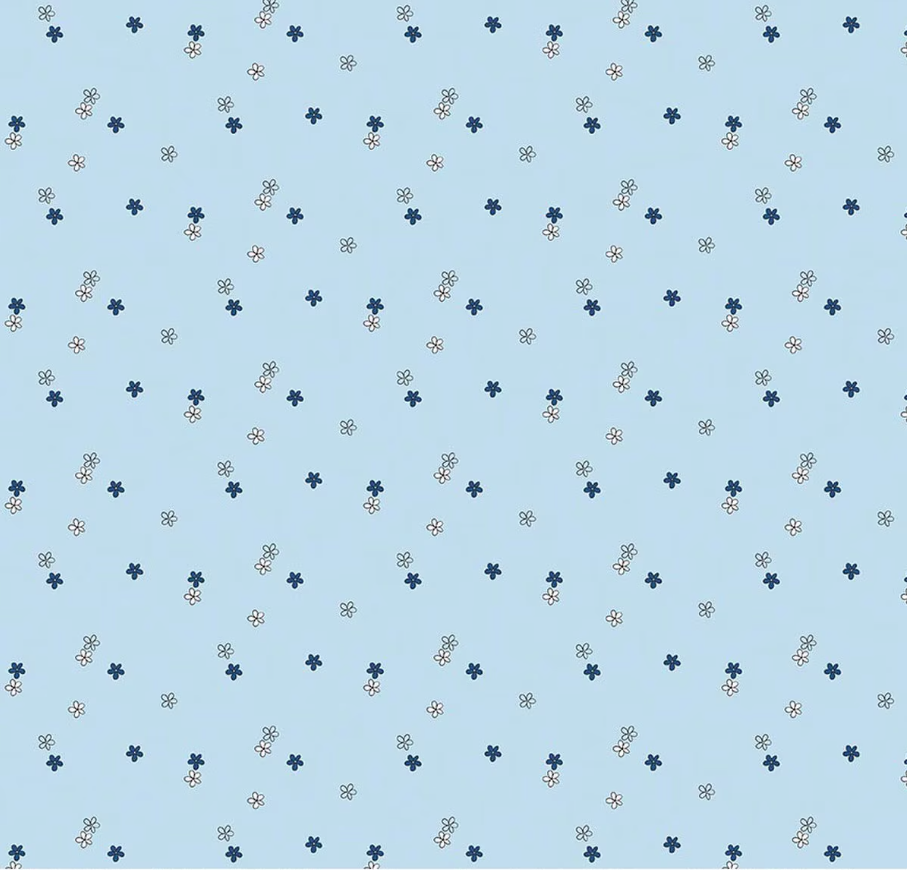 Blue Blooms and Threads Ditzy Blue from RIley Blake