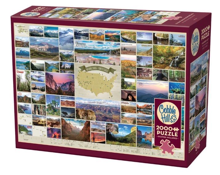 National Parks of the United States-2000 Piece Puzzle from Cobble Hill