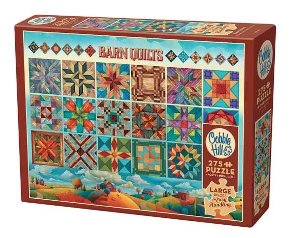 Barn Quilts-275 Piece Puzzle from Cobble Hill