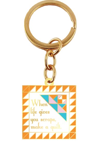 When Life Gives You Scraps Keyring