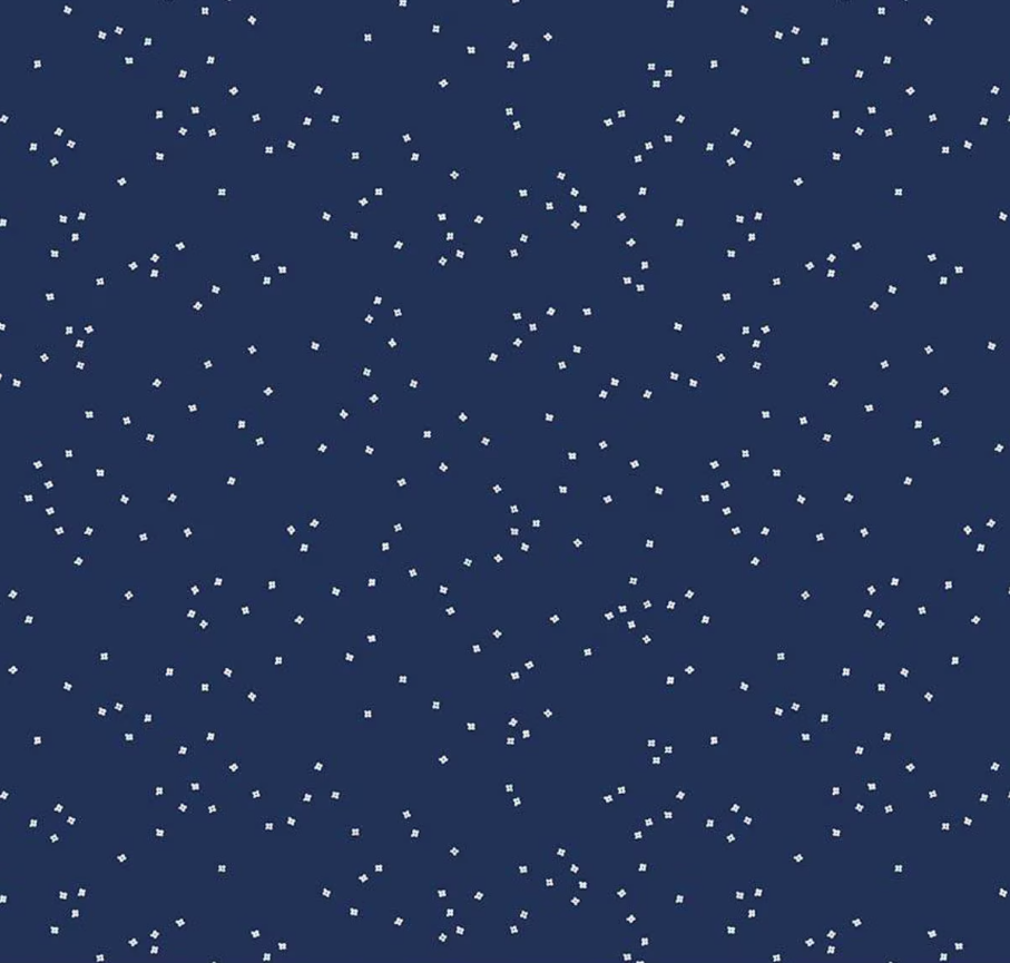 Blossoms Navy from Riley Blake