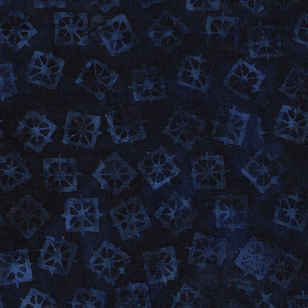 Garden Gate Lantern Blue Navy from Island Batik