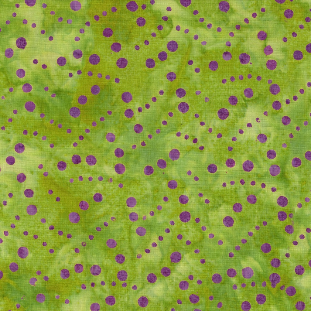 Garden Gate Pebbles Green Lemongrass from Island Batik