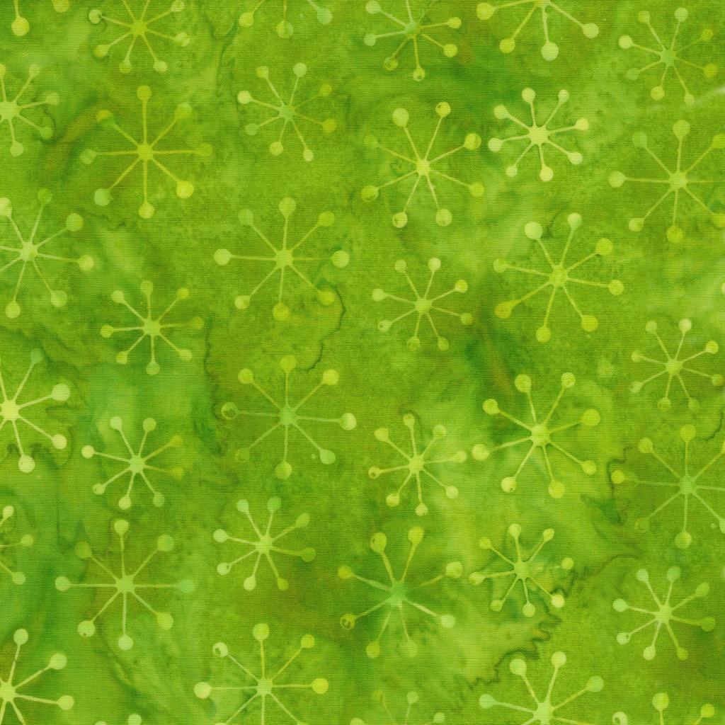 Garden Gate Sundial Green Lemongrass from Island Batik