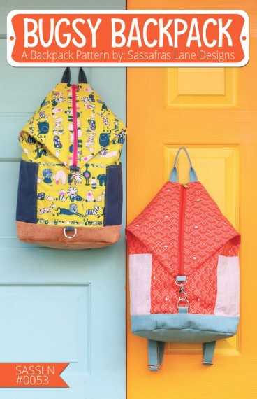 Bugsy Backpack Bag Pattern from Sassafras Lane Designs