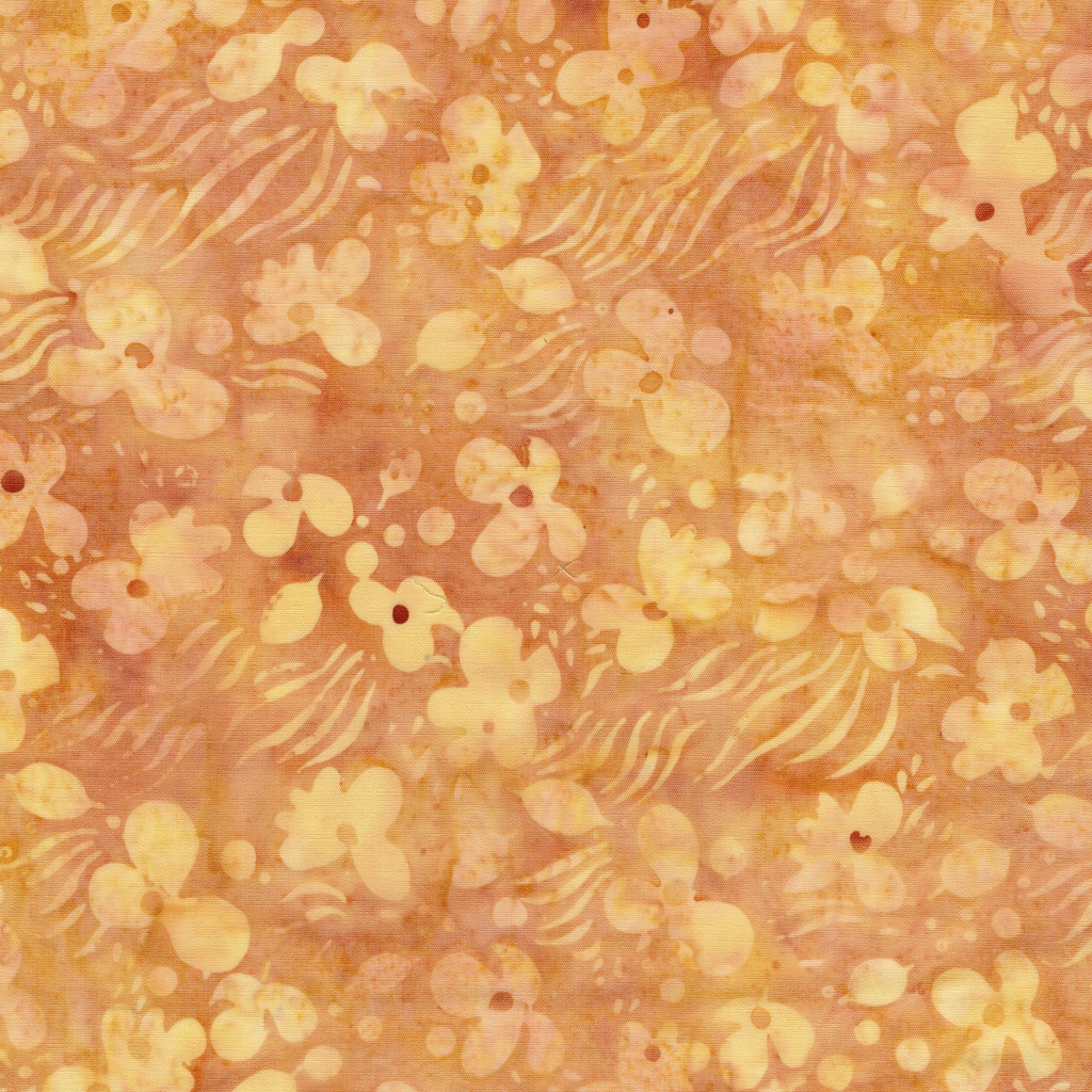 Bloom Grove Floral Drift Neutral Pastry from Island Batik