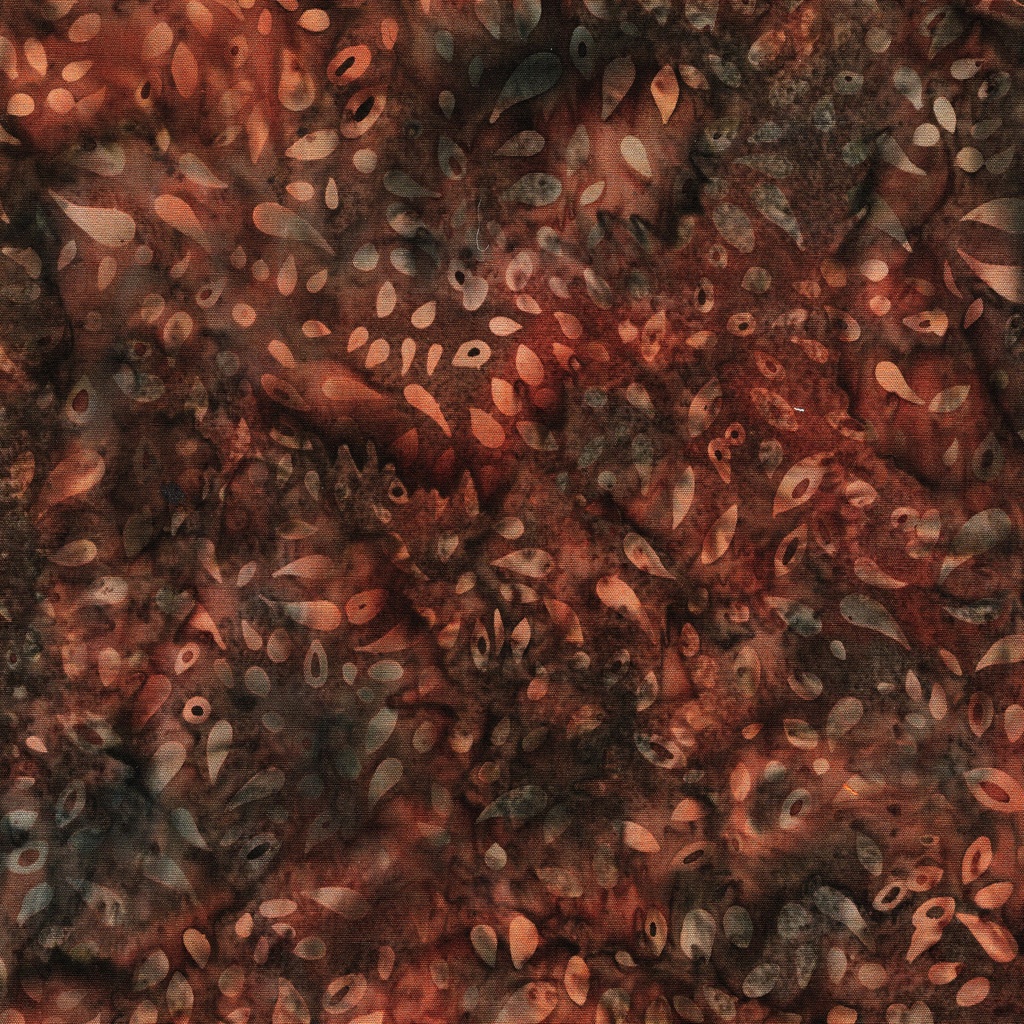 Bloom Grove Seeds and Dots Brown Sable from Island Batik