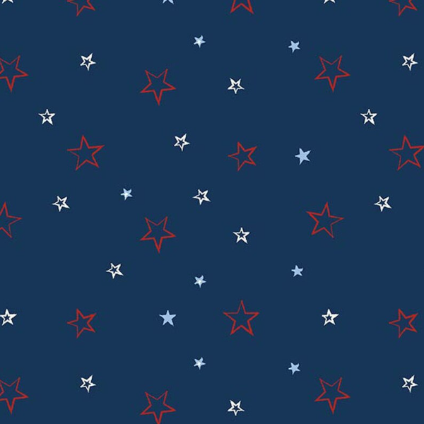 American Honor Stars Blue from RIley Blake