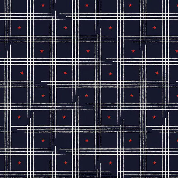 American Honor Plaid Blue from Riley Blake