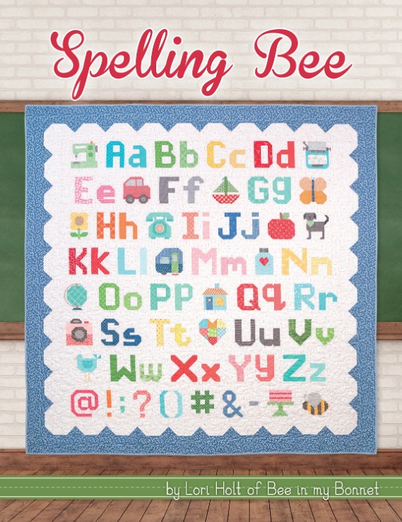 Spelling Bee Quilt Pattern Book by Lori Holt