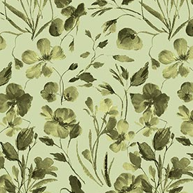 Flourish Vines Green from Northcott Fabrics