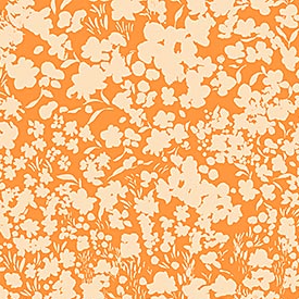 Flourish Fields Orange from Northcott Fabrics