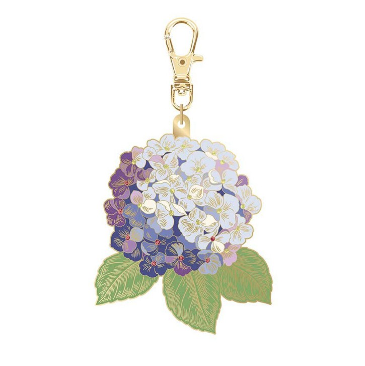 Hydrangea Blue Enamel Charm by Jennifer Bosworth for Riley Blake Designs
