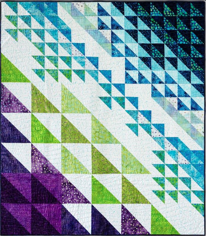 Horizon Quilt Kit by Kate Colleran from Island Batiks