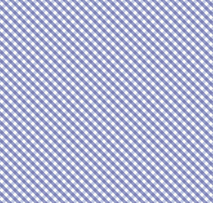 Hydrangeas in the Garden Gingham Periwinkle by Jennifer Bosworth for Riley Blake Designs