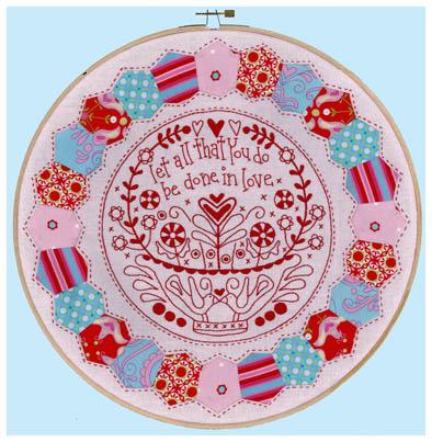 Circle Of Love Embroidery Kit