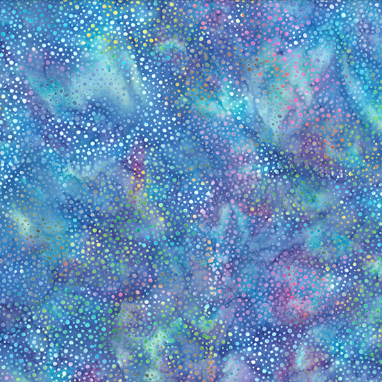 Bali Dot Batik Rainbow from Hoffman Fabrics