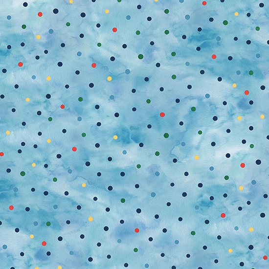 Things That Go From A to Z Dots H20 from Hoffman Fabrics