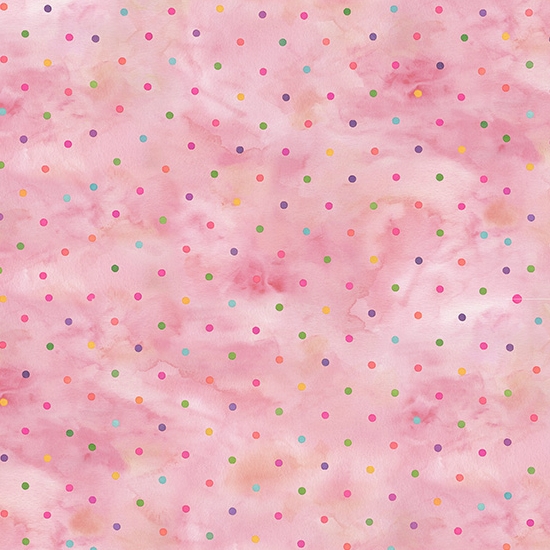 Things That Go From A to Z Dots Pink from Hoffman Fabrics