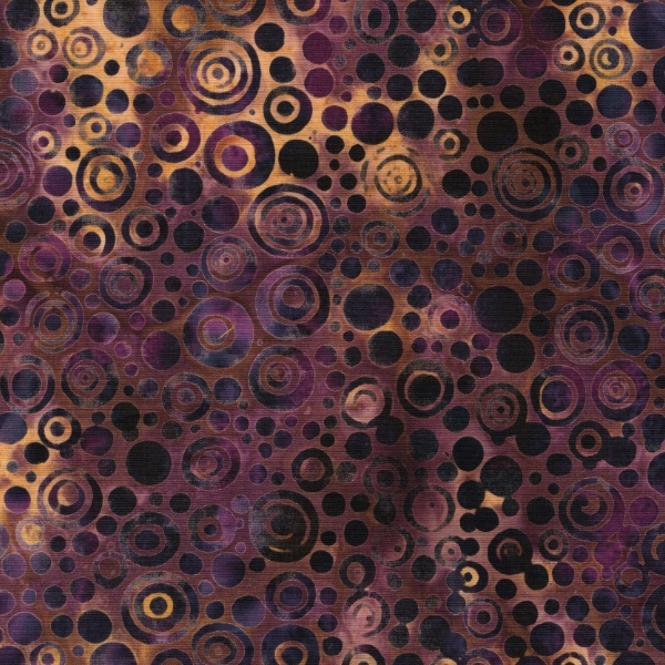 Geode Glow Batiks Tiger Eye Multi Purple Burgundy Gold by Kathy Engle for Island Batik