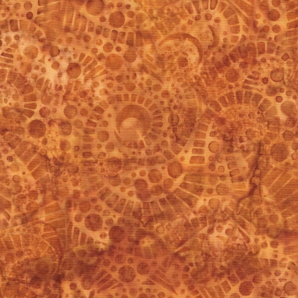 Geode Glow Batiks Moonstone Gold Acorn by Kathy Engle for Island Batik