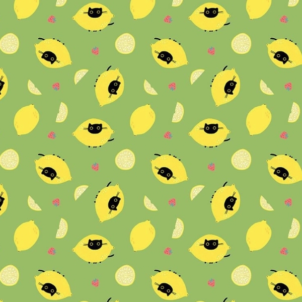 Furruit Cocktail Sour Puss Treetop by Leezaworks for Dear Stella