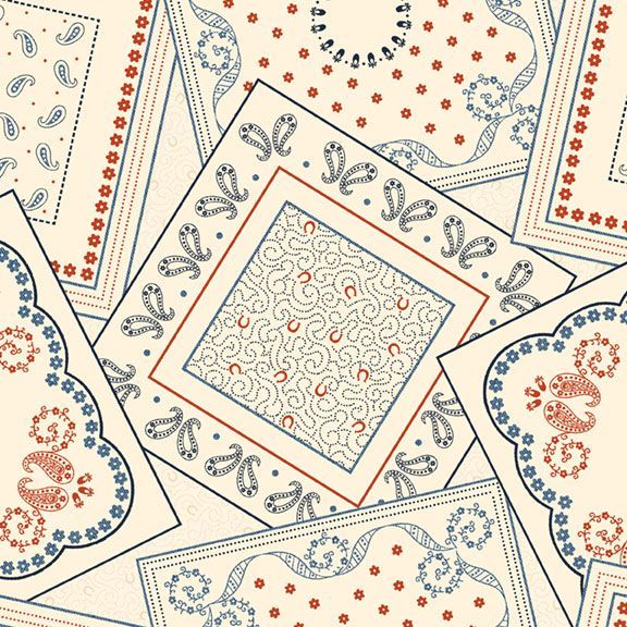 Bandana Bliss Bandana Patchwork Wideback from Marcus Fabrics