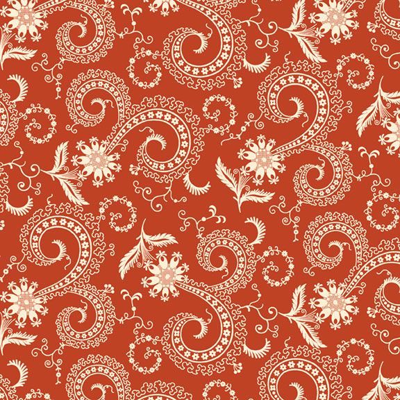 Bandana Bliss Swirls Red from Marcus Fabrics