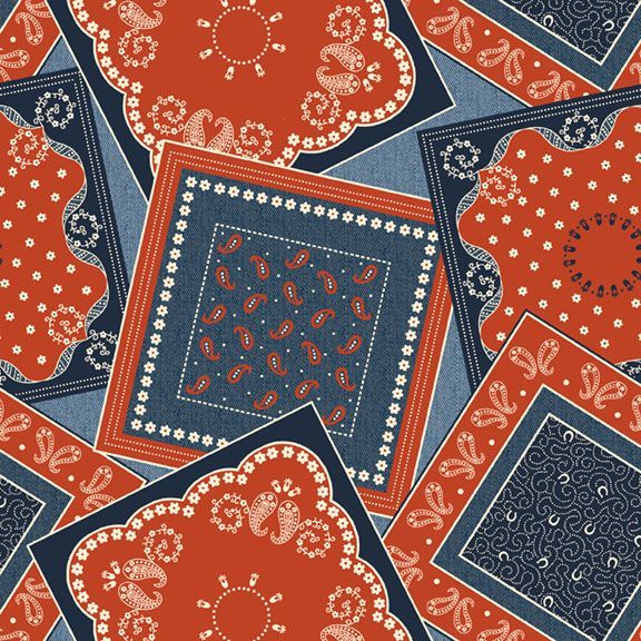 Bandana Bliss Patchwork Multi from Marcus Fabrics