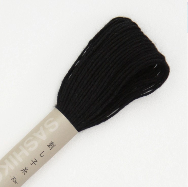 Olympus Sashiko Thread Black