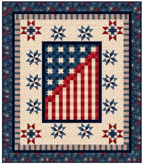 Celebration of Stars Quilt Kit by Northcott