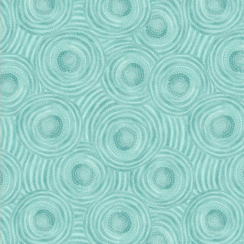 Cats Around Town Zoomies Turquoise from Windham Fabrics