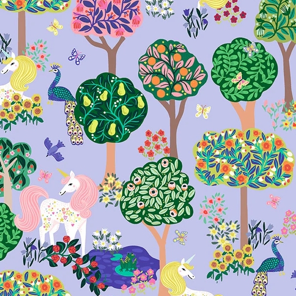 Rainbow Vale Enchanted Woods Sky from Windham Fabrics