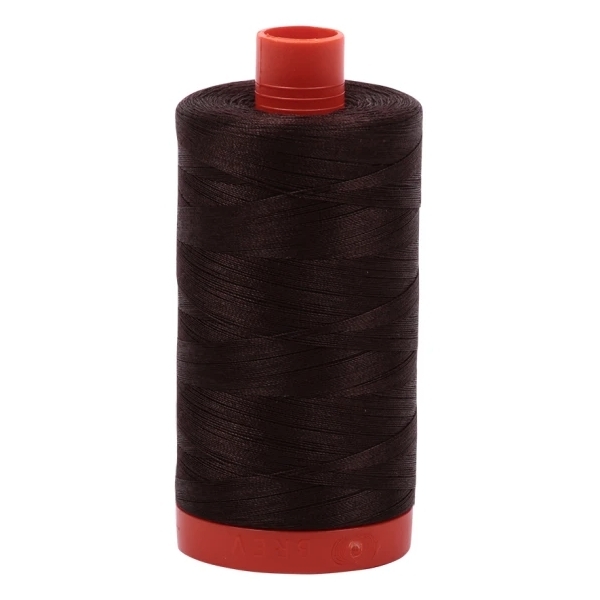 Aurifil 50 Wt. Thread - Dark Brown 5024