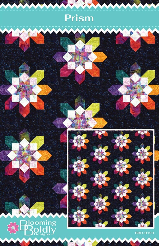 Prism Quilt Pattern by Blooming Boldly Designs