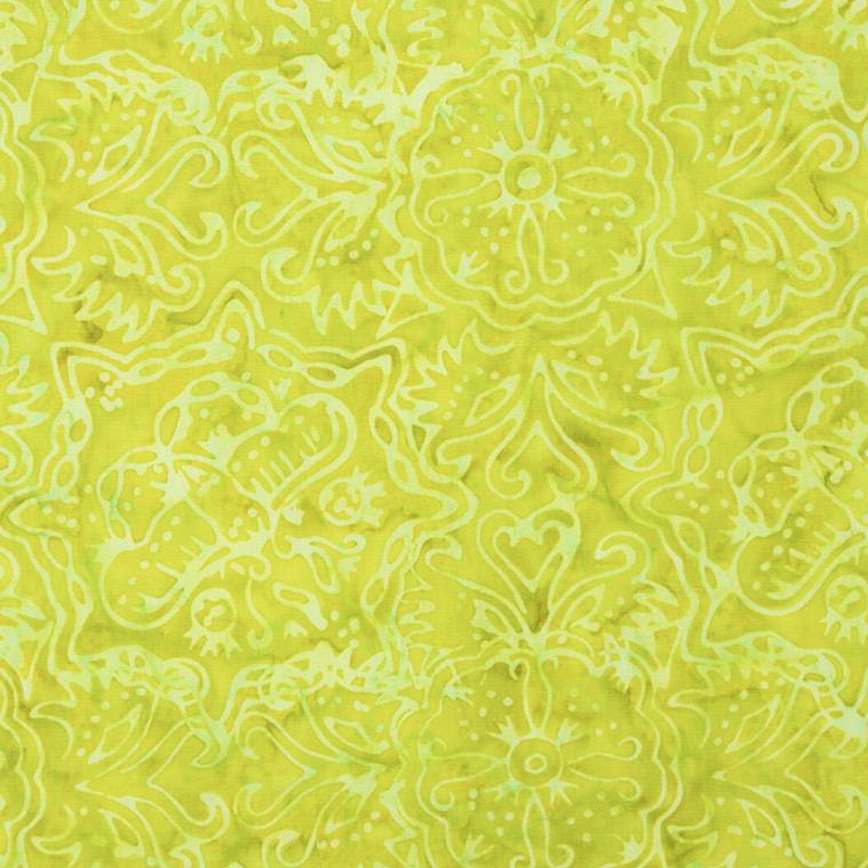 Batiks Elementals Rainbow Brights Charteuese from RIley Blake
