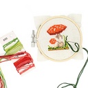 Mushroom Mini Cross Stitch Kit from Kikkerland