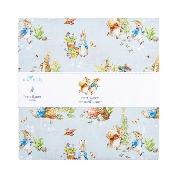 Peter Rabbit and Benjamin Bunny 10" Stacker from Riley Blake Designs