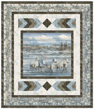 Running Free Quilt by Northcott