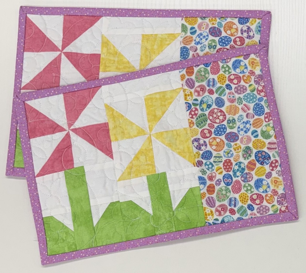 Spring Pinwheelies Snack Mats