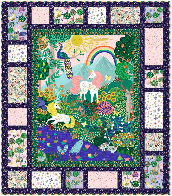 Rainbow Vale Quilt by Windham