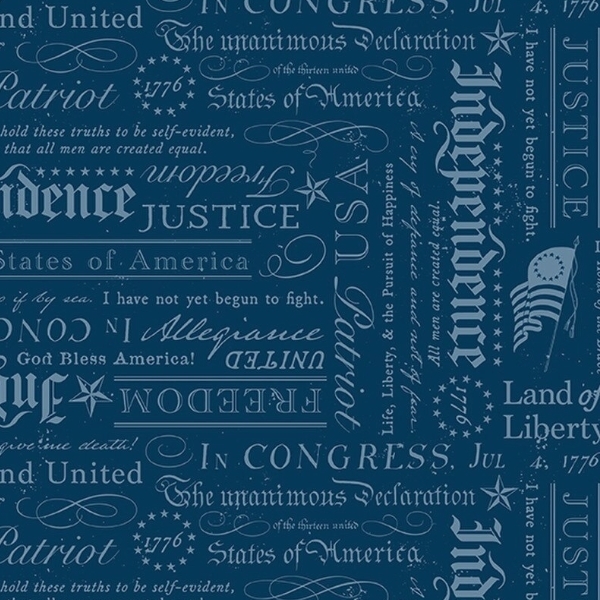 Independence Declaration Oxford from Riley Blake Designs