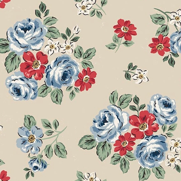 Independence Floral Beige from Riley Blake Designs