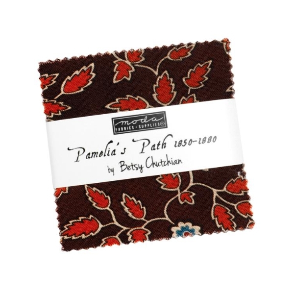 Pamelia's Path Mini Charm Pack by Betsy Chutchian for Moda Fabrics